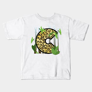 Fierce Letters, C Kids T-Shirt